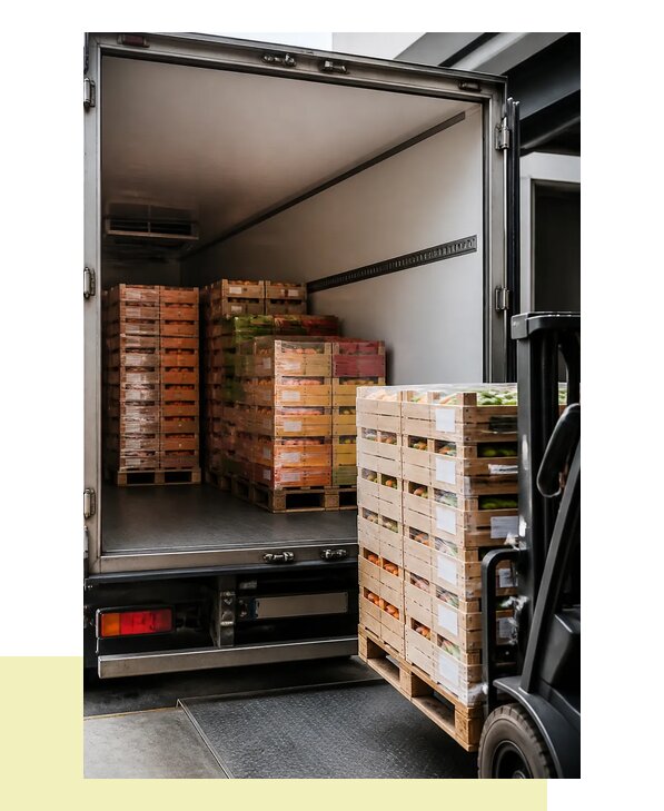 Перевозка сельхозпродукции на паллетах с доставкой в Донского
