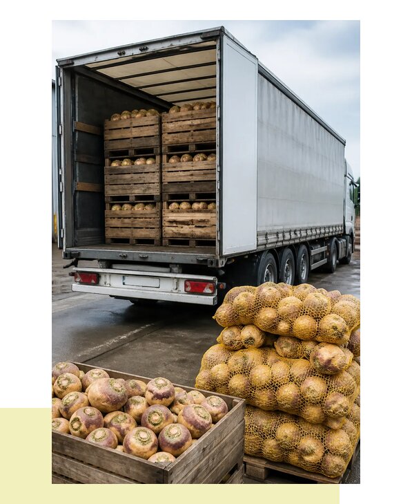Перевозка брюквы в Донского автомобильным транспортом