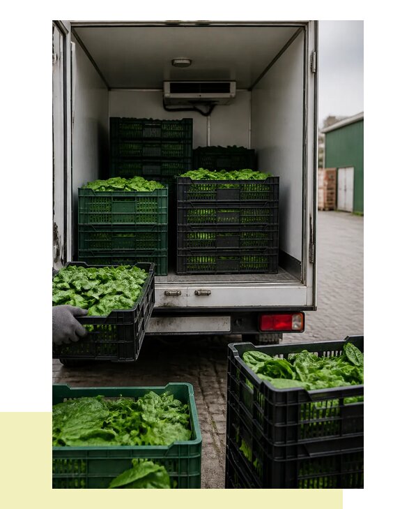 Перевозка шпината в Донского с сохранением свежести продукции